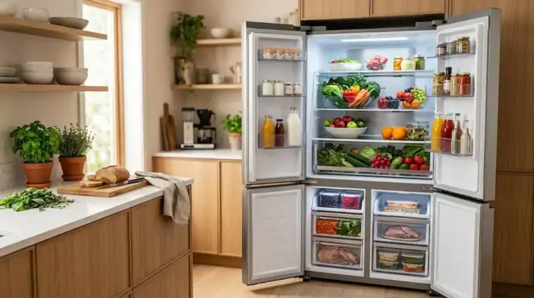 Geladeira frost free vale a pena: interior organizado sem acúmulo de gelo